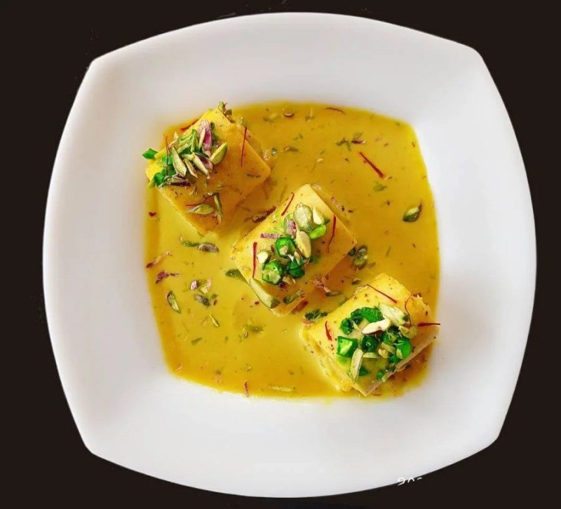 Butter melting on kulcha